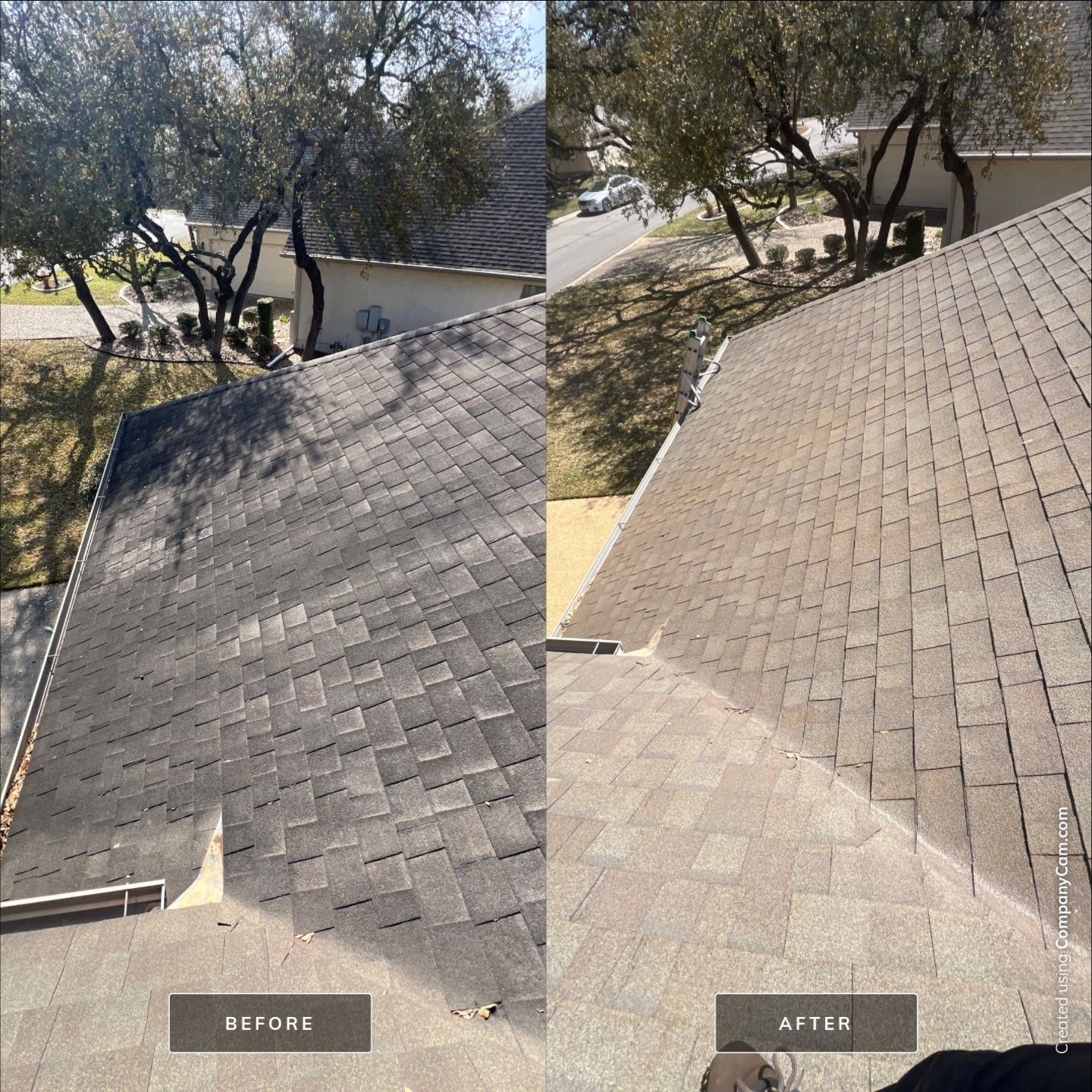 Shingle Roof Washing in San Antonio TX